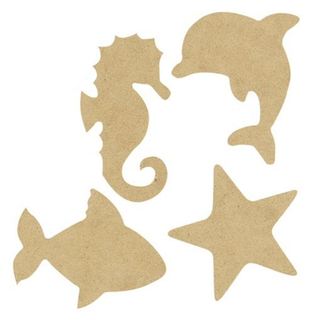 Wooden Sea Animals - Mini 4 pack